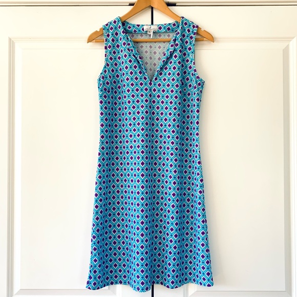 old hollywood dress Jude Connally Megan Dress Garden Lattice Navy/Loden